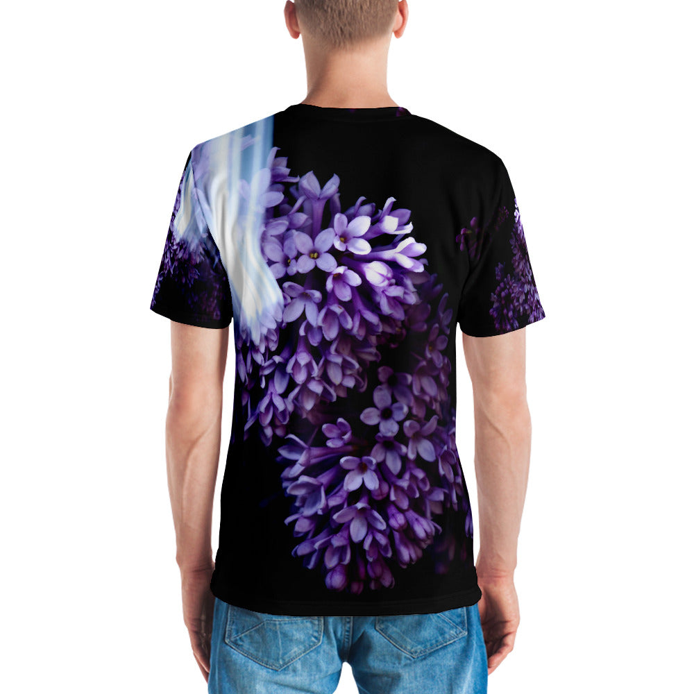 Men's Lilac All-Over Print T-Shirt