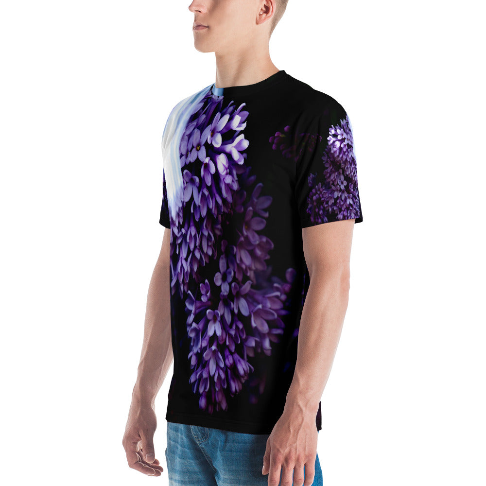 Men's Lilac All-Over Print T-Shirt