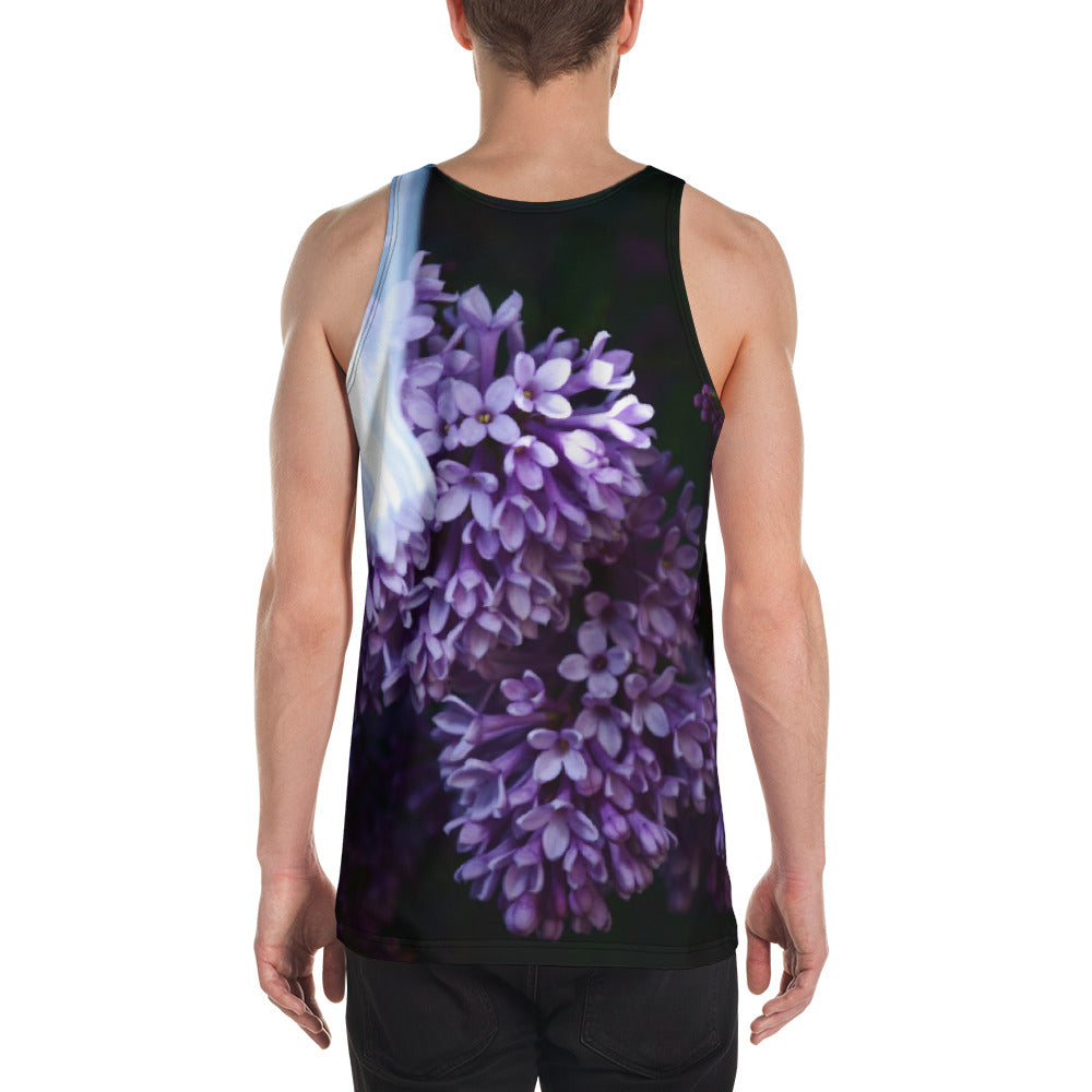 Unisex Lilac All-Over Print Tank Top